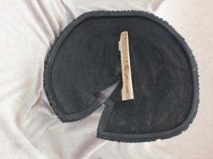Tree Trunk Punch Shield Handle